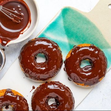 keto chocolate glazed donuts