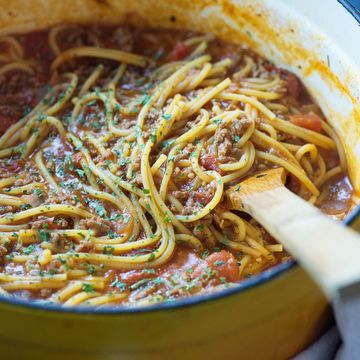 One Pot Spaghetti Horizontal